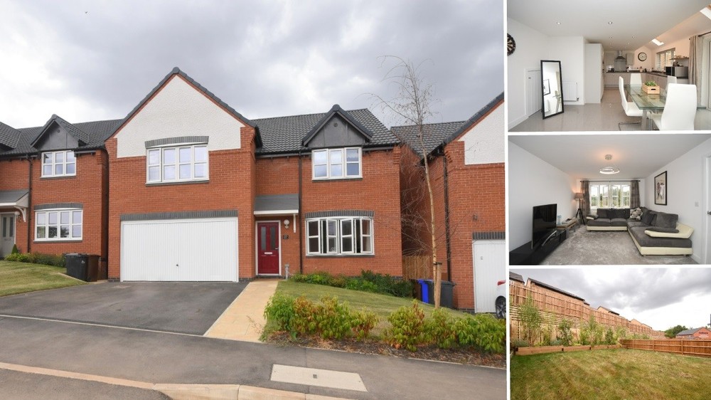 **PRICE REVISED** A contemporary detached family home with an open aspect to the front