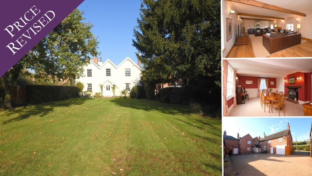 New Price! on this elegant family home in Tatenhill bursting with character, space and grounds