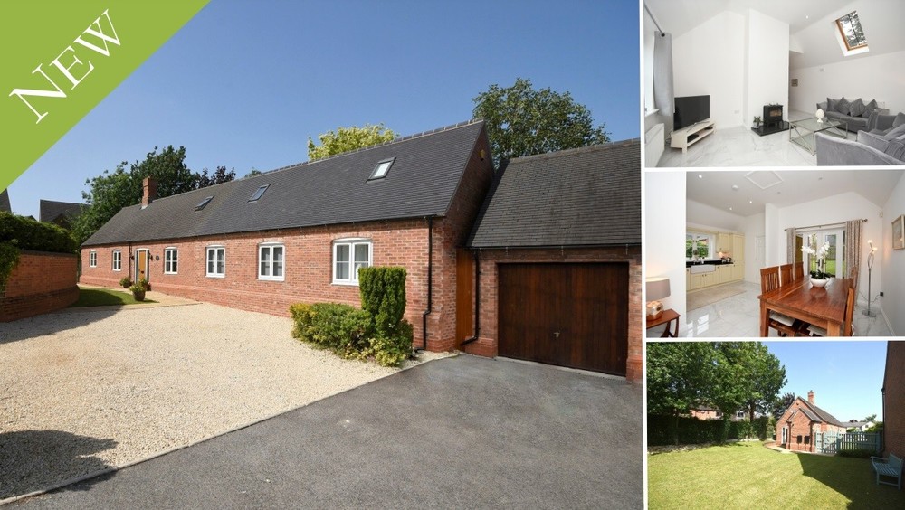 **NEW** An individual detached barn conversion set in a secluded spot in the centre of Alrewas